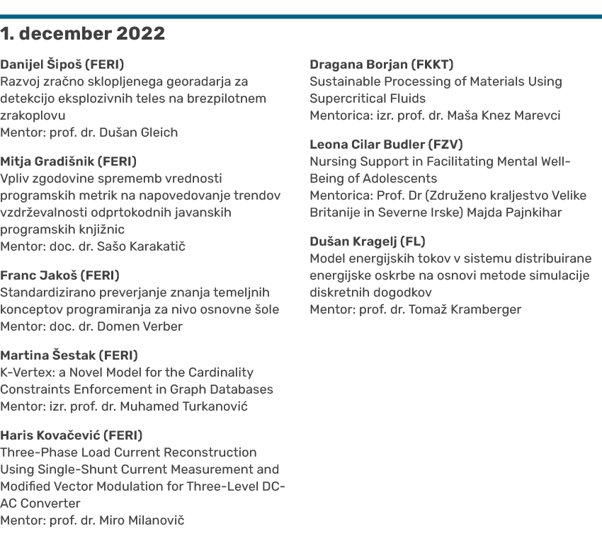 ￼ 1. december 2022 Danijel ipo  (FERI) Razvoj zra no sklopljenega georadarja za detekcijo eksplozivnih teles na brez...