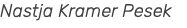Nastja Kramer Pesek