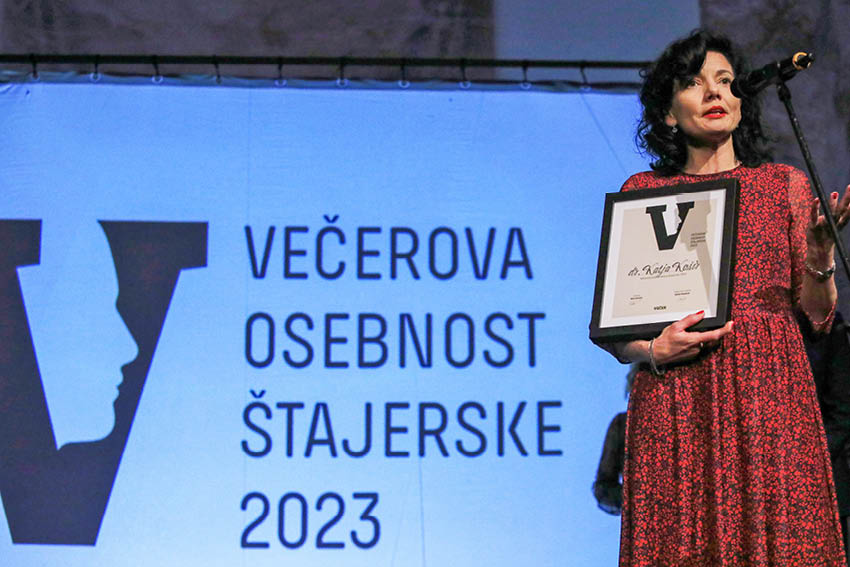 Maribor - Minoriti - Kultura - Nagrade - Ve erova osebnost tajerske 2023 - Katja Ko ir (profesorica psihologije) -  - Avtor: Andrej Petelin ek