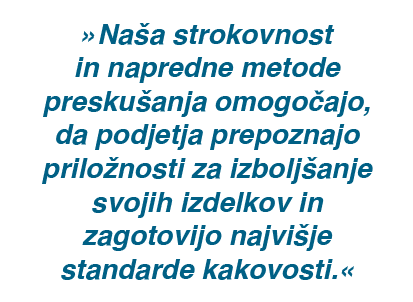 »Na a strokovnost in napredne metode presku anja omogo ajo, da podjetja prepoznajo prilo nosti za izbolj anje svojih ...