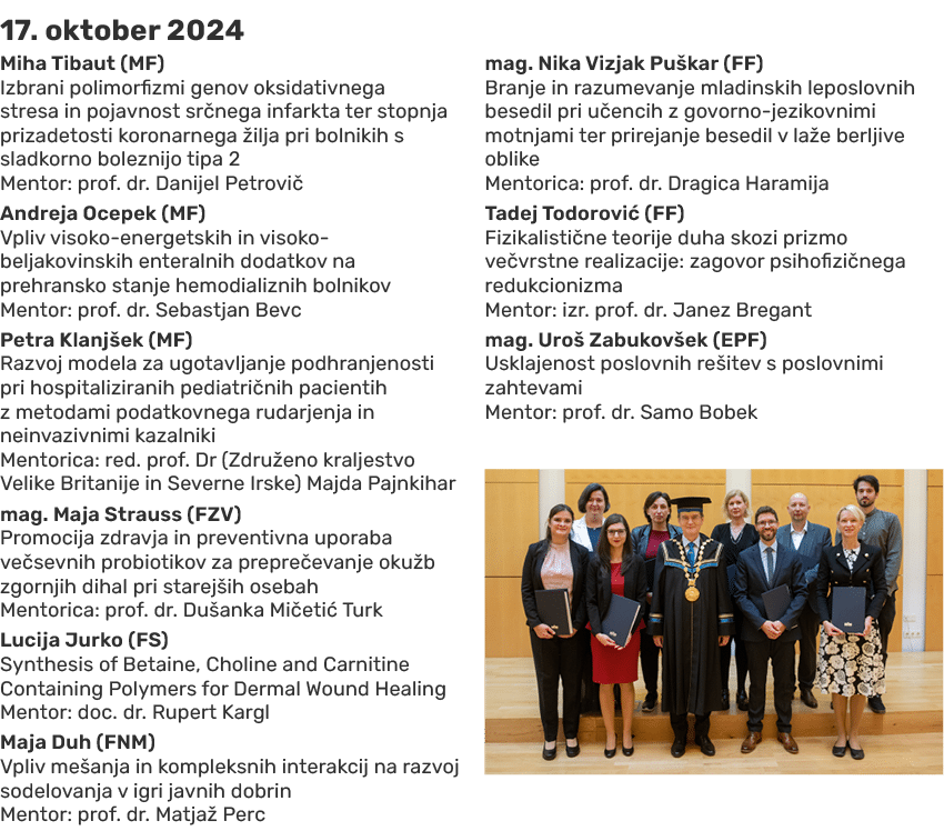 17. oktober 2024 Miha Tibaut (MF) Izbrani polimorfizmi genov oksidativnega stresa in pojavnost sr nega infarkta ter s...