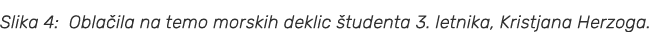 Slika 4: Obla ila na temo morskih deklic tudenta 3. letnika, Kristjana Herzoga. 