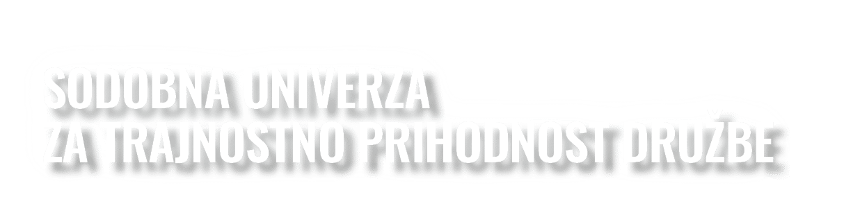 SODOBNA UNIVERZA ZA TRAJNOSTNO PRIHODNOST DRU BE