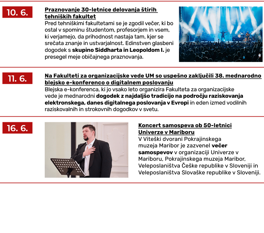 ￼,Praznovanje 30 letnice delovanja tirih tehni kih fakultet Pred tehni kimi fakultetami se je zgodil ve er, ki bo os...