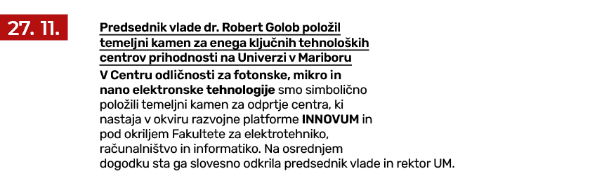 ￼ Predsednik vlade dr. Robert Golob polo il temeljni kamen za enega klju nih tehnolo kih centrov prihodnosti na Unive...