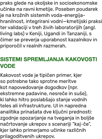 praks glede na okoljske in socioekonomske u inke na ravni kmetije. Poseben poudarek je na kro nih sistemih voda energ...